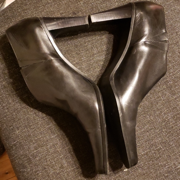 HYPE Leather Ankle Lace Up Boots Upper SZ 10B - Picture 3 of 8